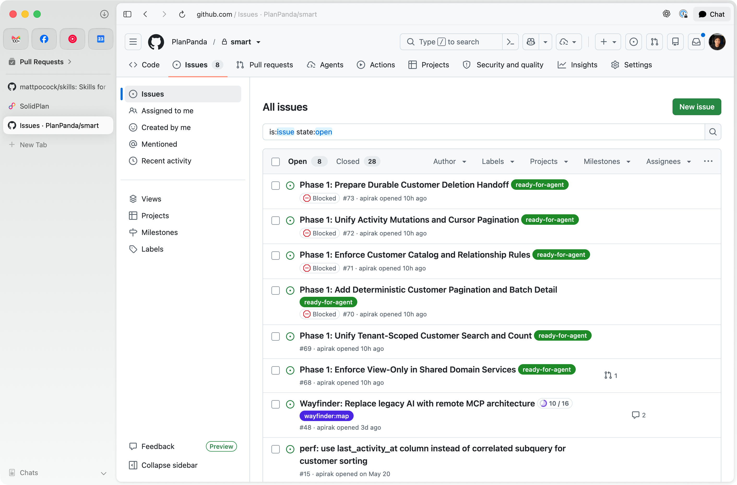Use github to store PRD and Tickets